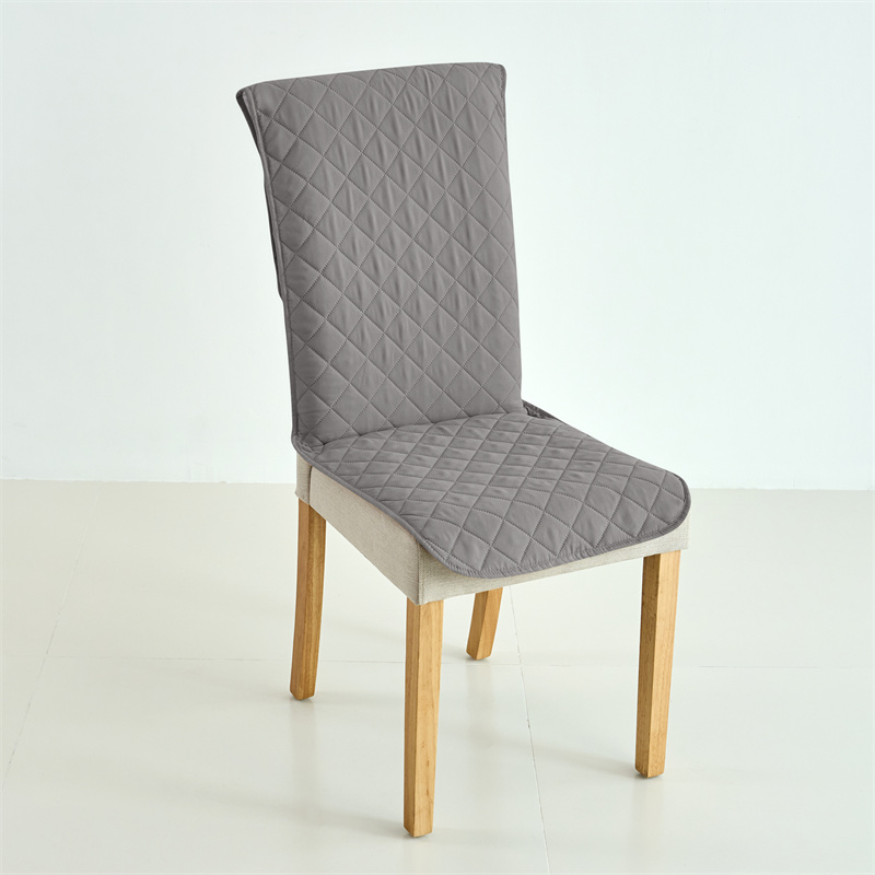 1PC Quilted Dining Chair Cover - Office Furniture Dimensions review and price