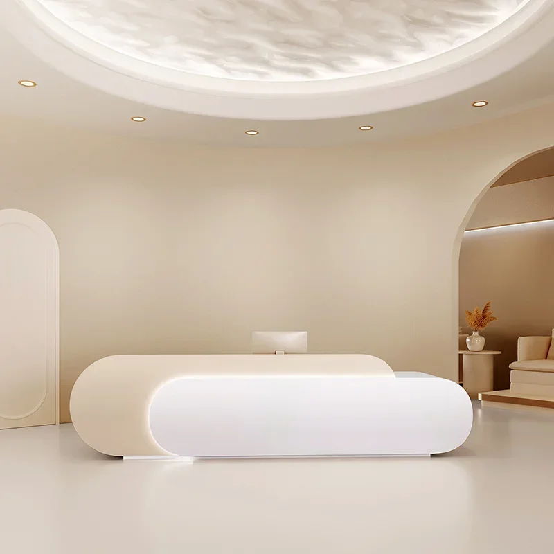 Cream Style Beauty Salon Recep - Office Furniture High End review and price