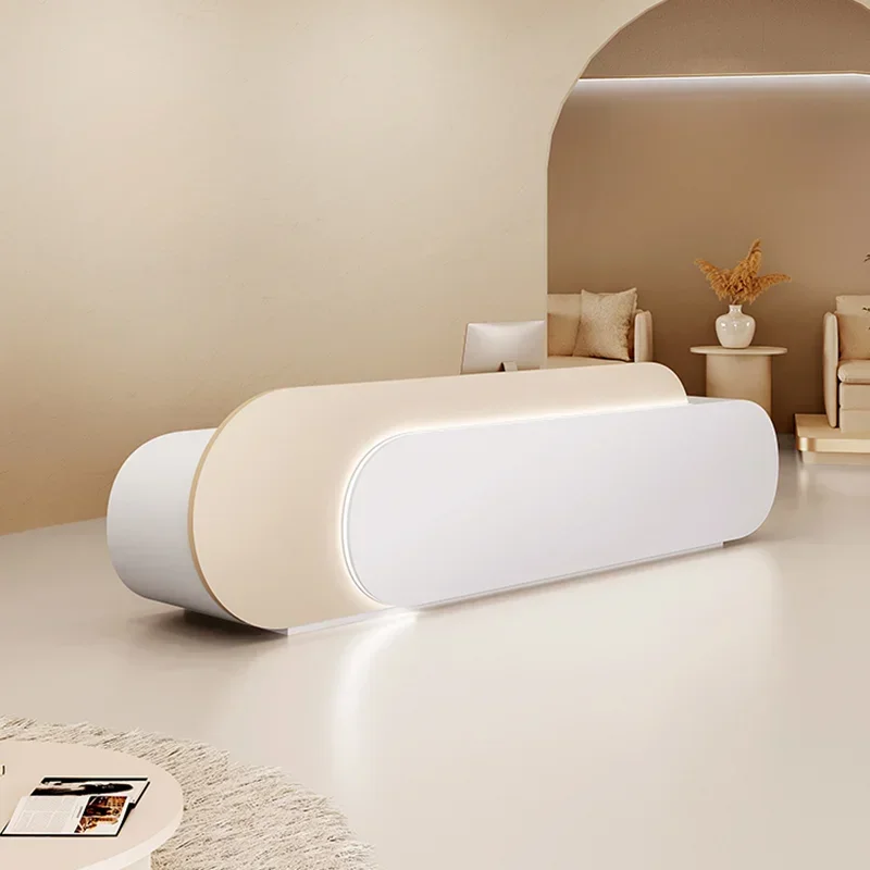 Cream Style Beauty Salon Recep - Office Furniture High End review and price