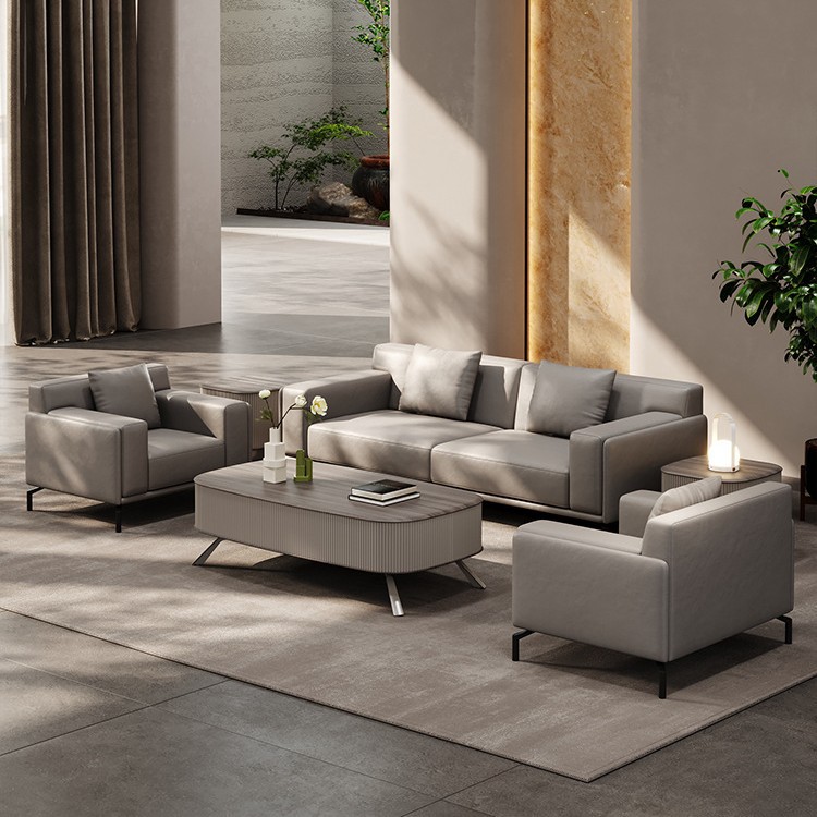 Leather office sofa combinatio - Office Furniture First review and price