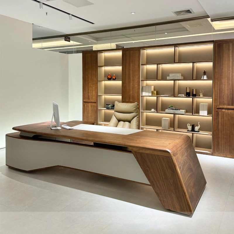 Wooden Fashion Office Desk Sim - Office Furniture Dimensions review and price