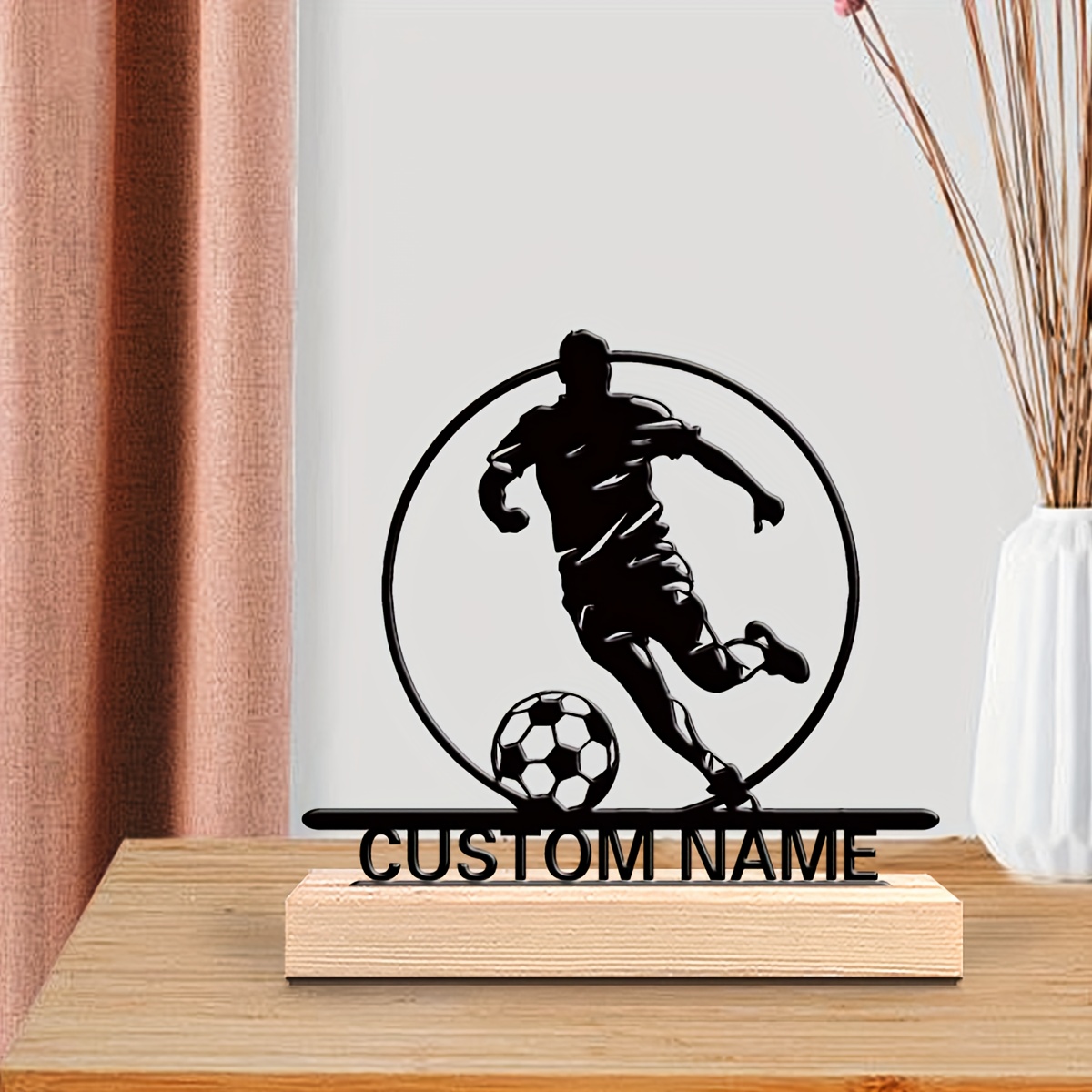 Custom Soccer Player Metal Sta - Office Furniture Installation review and price
