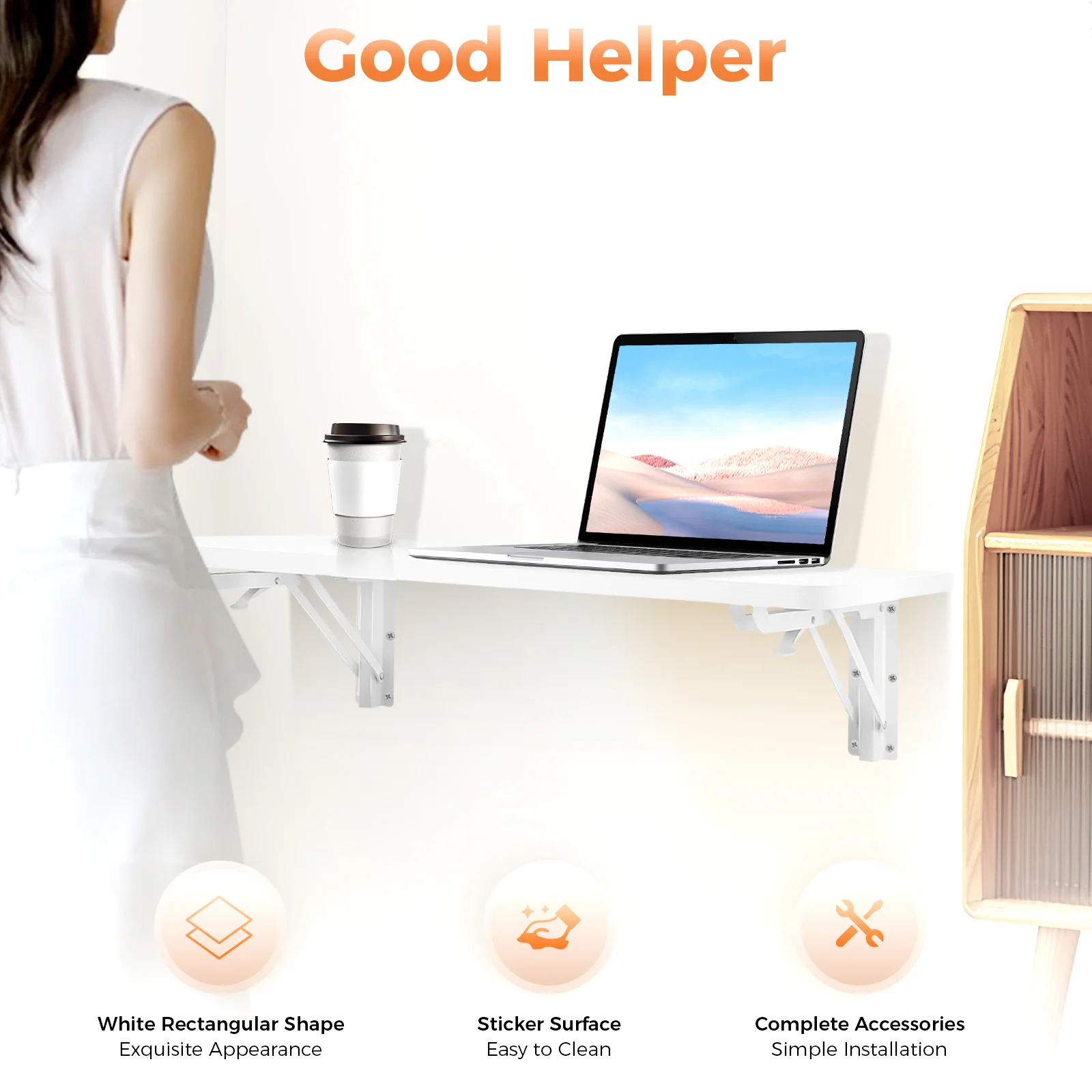 Space Saving Foldable Wall Mou - Office Furniture Dimensions review and price