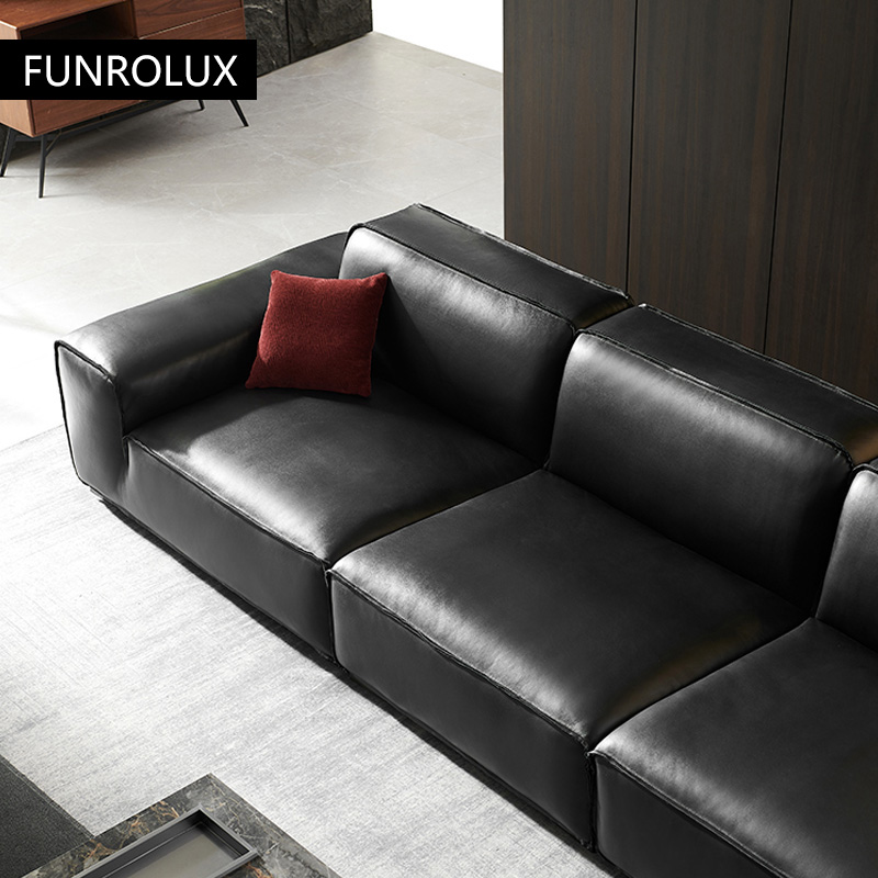 Big Black Cow Leather Sofa Off - Office Furniture First review and price