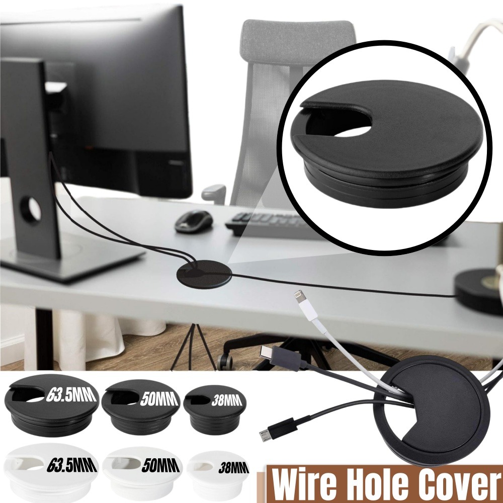 Plastic Wire Hole Cover 1.5/2/ - Office Furniture And Desks review and price