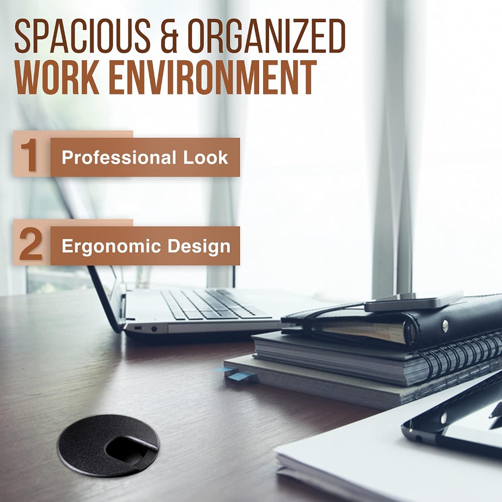Plastic Wire Hole Cover 1.5/2/ - Office Furniture And Desks review and price