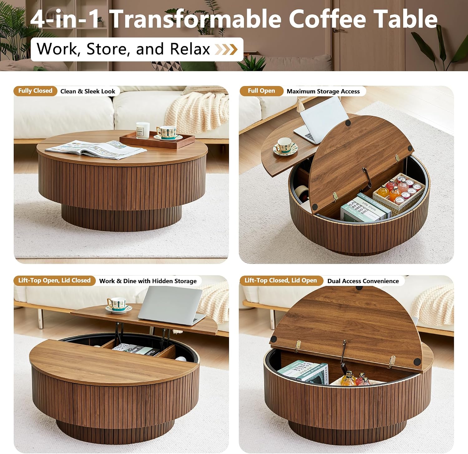 33 Inch Round Coffee Table Wit - Office Furniture Installation review and price