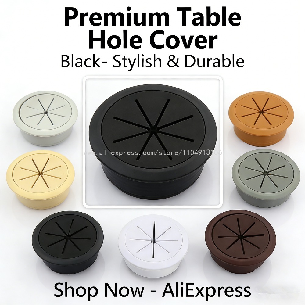1Pcs Desk Cable Grommet 50/53/ - Office Furniture And Desks review and price