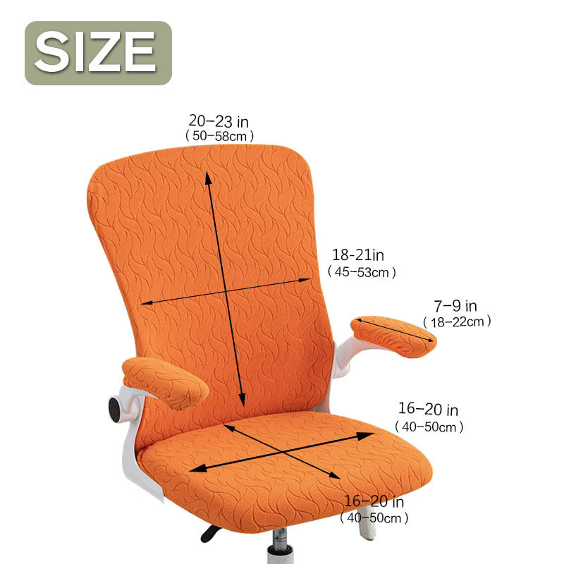 4pcs/set Jacquard Office Chair - Office Furniture Dimensions review and price