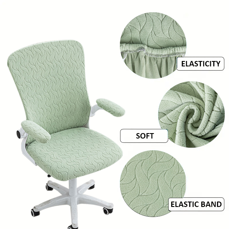 4pcs/set Jacquard Office Chair - Office Furniture Dimensions review and price